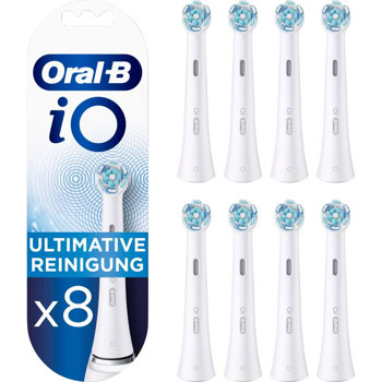 Oral-B iO Ultimate Clean 8x накрайника бели