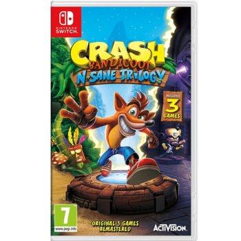 Игра за конзола Crash Bandicoot N. Sane Trilogy, за Nintendo Switch | JAR Computers Crash Bandicoot N. Sane Trilogy Switch