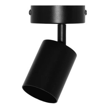 ledvance led spot elemental 1xgu10 round black