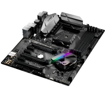 Дънна платка Asus ROG STRIX B350-F Gaming, B350, AM4, DDR4, PCI-E(CFX), 4x SATA 6Gb/s, 1x M.2 слот, 2 x USB 3.1 Gen 2, ATX | JAR Computers ASUS ROG STRIX B350-F GAMING