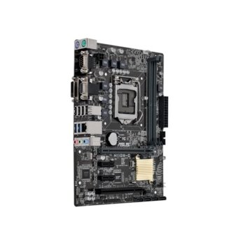 Дънна платка Asus H110M-C/CSM, H110, LGA1151, DDR4, PCI-E (DVI&VGA), 4x SATA 6Gb/s, 4x USB 3.1, micro ATX | JAR Computers Asus H110M-C/CSM