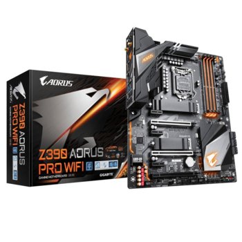 Дънна платка Gigabyte Z390 Aorus Pro Wi-Fi, Z390, 1151, DDR4, PCI-E(HDMI)(CF & SLI), 6x SATA 6Gb/s, 2x M.2 slot, 1x USB Type-C, RGB Fusion 2.0, ATX | JAR Computers Gigabyte Z390 AORUS PRO Wi-Fi