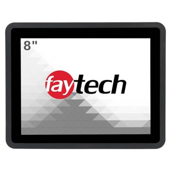 Индустриален Монитор Faytech 1010502305 FT08TMCAPOB, 8"(20.32 cm), LED Touchscreen, VGA, HDMI, DisplayPort | JAR Computers Faytech 1010502305 FT08TMCAPOB