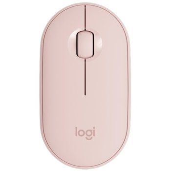 Мишка Logitech Pebble M350 Wireless Mouse 910-005717, оптична (1000 dpi), безжична, USB, розова, тънка/умалена image