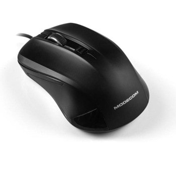 Мишка Modecom MC-M9BK, оптична (1000 dpi), USB, черна | JAR Computers Мишка Modecom MC-M9BK