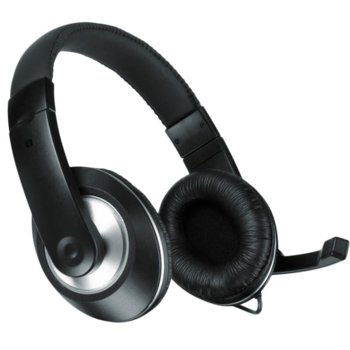 Слушалки Speedlink Thebe CS, микрофон, черни/сиви | JAR Computers Speedlink Thebe CS (SL-8727-BK-01)