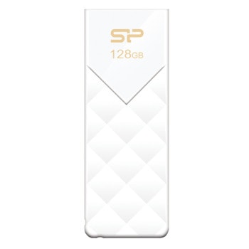 Памет 128GB USB Flash Drive, Silicon Power Blaze B03, USB 3.2, бяла | JAR Computers Silicon Power Blaze B03 128GB SP128GBUF3B03V1W