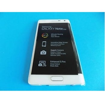 Samsung Galaxy Note Edge LCD touch frame White