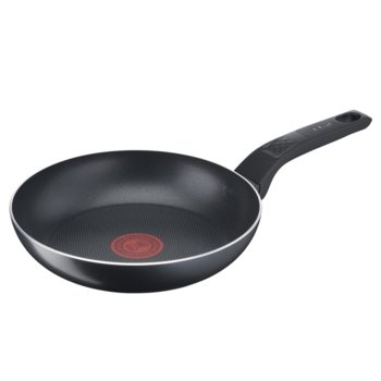 Универсален тиган Tefal Simply Clean Frypan 24, диаметър 24cm, дълбочина 4.3cm, черен | JAR Computers Универсален тиган Tefal B5670453