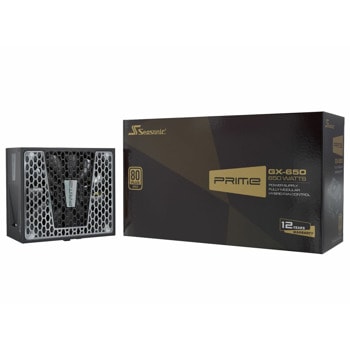 Захранване Seasonic PRIME GX-650, 650W, Active PFC, Gold 80+, 120mm вентилатор | JAR Computers Seasonic PRIME GX-650