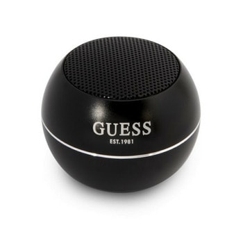 Тонколона Guess GUWSALGEK, 1.0, 3W RMS, Bluetooth, черна, време на работа до 4 часа | JAR Computers Тонколона Guess 4H Mini black GUWSALGEK