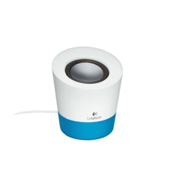 Тонколона Logitech Z50, 2.0, 5W, 3.5mm jack, син | JAR Computers Logitech 2.0 Speakers Z50 - Ocean blue