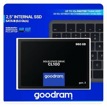 SSD 960GB Goodram CL100 Gen. 3