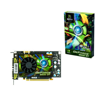 Видео карта GF 9500GT, 256MB XFX PV-T95G-UDF3, PCI-E, DDR3, 128bit, 2xDVI, 2г. Гаранция | JAR Computers GF 9500GT
