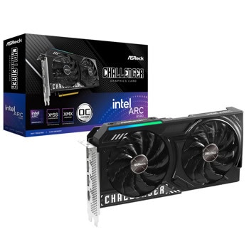 Видео карта Intel Arc B580, 12GB, ASRock Challenger, OC, PCI-E 4.0, GDDR6, 192-bit, DisplayyPort, HDMI | JAR Computers ASRock Intel Arc B580 Challenger 12GB OC