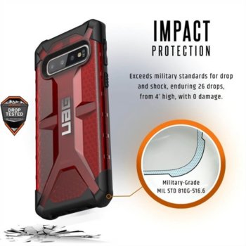 Urban Armor Plasma for Galaxy S10 211343119393 red