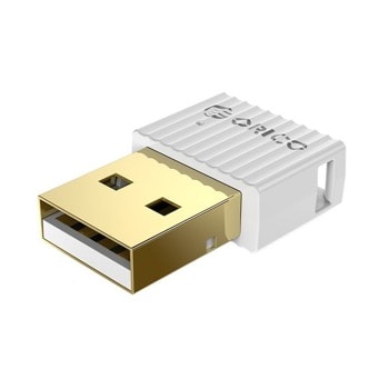 Адаптер Orico BTA-508-WH, USB, Bluetooth v5.0+EDR, обхват до 20m, бял image