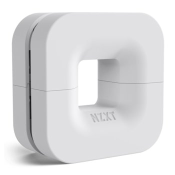Поставка за слушалки NZXT Puck, магнит, издържа до 2 кг., бяла | JAR Computers NZXT Puck White headset mount BA-PUCKR-W1