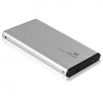 Кутия 2.5"(6.35cm) Ewent EW7041, за 2.5"(6.35cm) HDD/SSD, USB 2.0, сива | JAR Computers Ewent EW7041 2.5in 8716065231205