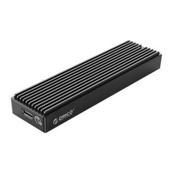 Кутия M.2 (2280) Orico M2PV-C3-BK, за SSD, M.2 NVMe, USB Type-C 3.1, черна | JAR Computers Orico M2PV-C3-BK