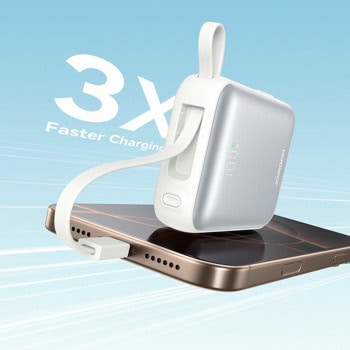 joyroom jr-pbf27 power bank 22.5w 10000mah бял