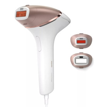 Фотоепилатор Philips BRI945/00, 5 настройки за светлинната енергия, SenseIQ технология, сензор SmartSkin, бял | JAR Computers Фотоепилатор Philips BRI945/00