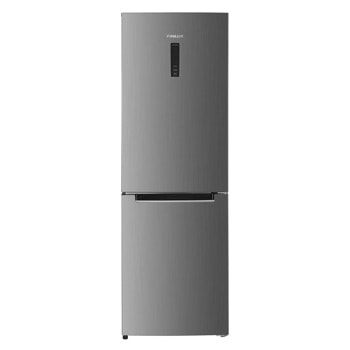 Хладилник с фризер Finlux FBN350DIS, клас E, 323 л. общ обем, свободностоящ, 249 kWh/годишно разход на енергия, No Frost, сив | JAR Computers Хладилник с фризер Finlux FBN350DIS