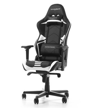 Геймърски стол DXRacer Racing V2 OH/RV131/NW, черен/бял | JAR Computers DXRacer RACING V2 OH/RV131/NW