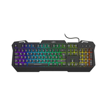 Клавиатура Hama uRage Exodus 450 Metal, гейминг, RGB подсветка, мултимедийни бутони, черна, USB | JAR Computers Hama uRage Exodus 450 Metal HAMA-217820