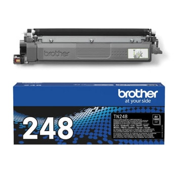Тонер касета за Brother HL L8230CDW/L8240CDW/L3220CW, MFC L3760CDW/L8340CDW/L8390CDW, DCP L3560CDW - Black - TN-248BK - Brother - Оригинална, Заб.: 1000 брой копия | JAR Computers Тонер касета Brother TN-248BK