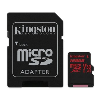 Kingston Canvas React 128GB microSDXC SDCR/128GB