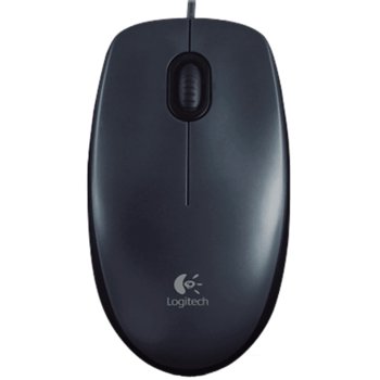 мишка Logitech M100 USB Сив