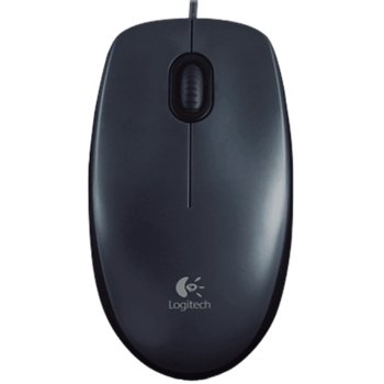 Мишка Logitech M100, оптична (1000 dpi), USB, сива | JAR Computers мишка Logitech M100 USB Сив