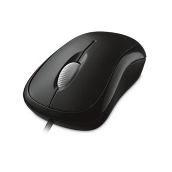 Мишка Microsoft Basic Optical Mouse, оптична (800 dpi), USB, черна | JAR Computers Microsoft Basic Optical Mouse P58-00061
