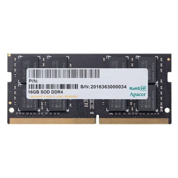 Памет 16GB DDR4 3200MT/s, SO-DIMM, Apacer AS16GGB32CSYBGH, 1.2V | JAR Computers Apacer AS16GGB32CSYBGH