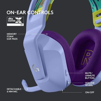 Logitech G733 purple 981-000890 Нарушена опаковка