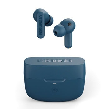 Слушалки Urbanista Atlanta, безжични, Bluetooth, микрофон, 10mm мембрани, безжично зареждане на кутията, IPX4 водоустойчивост, хибридно шумопотискане, до 8 часа време на работа, сини | JAR Computers Urbanista Atlanta Blue ATLANTABL