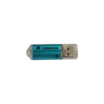Памет 8 GB USB Flash Big Corsair DK, синя | JAR Computers Flash Drive 8 GB 2.0 big Corsair DK - 62019