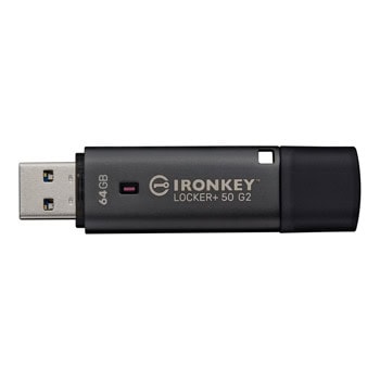 kingston 64gb ironkey locker+ 50 g2 iklp50g2/64gb | JAR Computers kingston 64gb ironkey locker+ 50 g2 iklp50g2/64gb