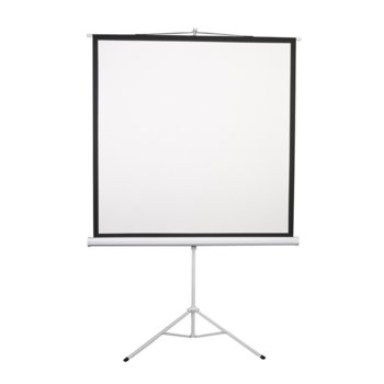 Екран Lumi, на стойка, 200 x 200 cm, 96" (243.84 cm); 1:1 image