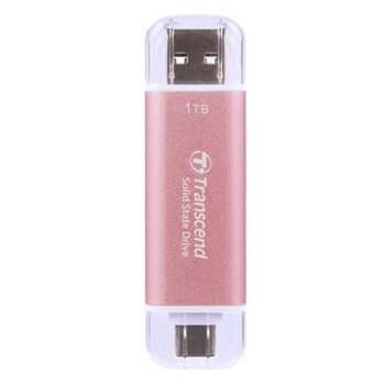 Памет SSD 1TB Transcend ESD310 (TS1TESD310P), USB-A + USB-C, скорост на четене до 1050MB/s, скорост на запис до 950MB/s | JAR Computers Transcend ESD310P 1TB TS1TESD310P
