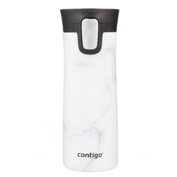 Термочаша Contigo Pinnacle Couture White Marble, 0.42л., неръждаема стомана, бяла | JAR Computers Contigo Pinnacle Couture White Marble 2104543