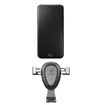 Стойка за телефон Cellularline Handywing PRO, за кола, универсална, за въздуховод, метално покритие, черна | JAR Computers Cellularline Handywing PRO
