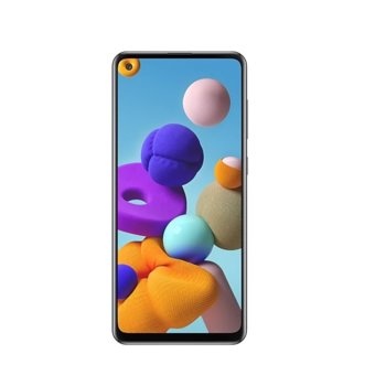 Смартфон Samsung Galaxy A21s SM-A217 (черен), поддържа 2 sim карти, 6.5" (16.51 cm) HD+ дисплей, осемядрен Exynos 850 2.0 GHz, 3GB RAM, 32GB Flash (+ microSD слот), 48.0 MP + 8.0 MP + 2.0 MP + 2.0 MP & 13.0 MP camera, Android | JAR Computers Samsung GALAXY A21s SM-A217 3/32GB Black