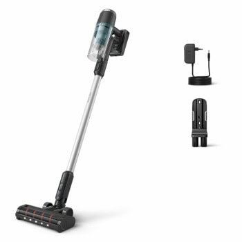 Прахосмукачка Philips XC3031/01, вертикална/ръчна, безжична, до 60 минути време на работа, 3 степени на филтриране, PowerCyclone 8, черна | JAR Computers Прахосмукачка Philips XC3031/01
