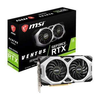 Видео карта Nvidia GeForce RTX 2070, 8GB, MSI VENTUS GP, PCI-E 3.0, GDDR6, 256bit, 3x DisplayPort, HDMI | JAR Computers MSI GeForce RTX 2070 VENTUS GP GDDR6 8GB