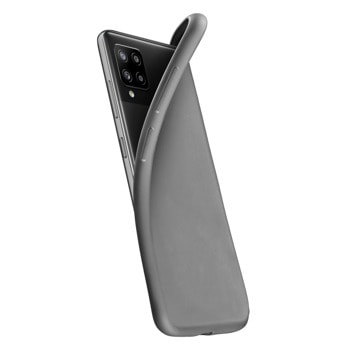 Калъф за Samsung Galaxy A12, гумен, Cellularline Chroma, микрофибърно вътрешно покритие, черен | JAR Computers Cellularline Chroma Black Samsung Galaxy A12