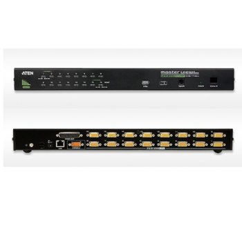 KVM суич ATEN CS1716i, от 1x SPHD-18(м) към 16x SPHD-17(ж), 1x DB-25(м), 1x RJ-45(ж), 1x RJ-11(ж), 1x USB A(ж), 1 устройство | JAR Computers ATEN CS1716i KVM Switch