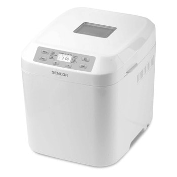 Хлебопекарна Sencor SBR1040WH, 550W, 10 програми, вместимост до 900g, бяла | JAR Computers Хлебопекарна Sencor SBR1040WH