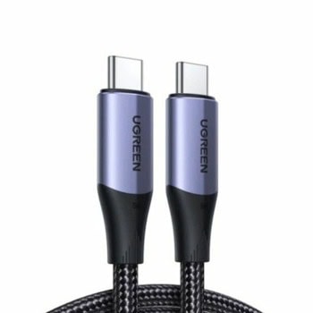 Кабел Ugreen US355 (80150), от USB C(м) към USB C(м), 1m, 100W, черен | JAR Computers Ugreen US355 80150